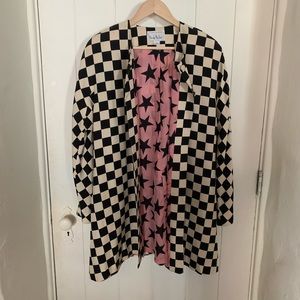 checkered jacket